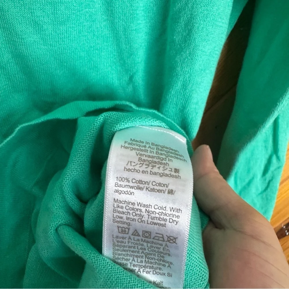 J. Crew Vibrant Teal Crewneck Sweater Size Small